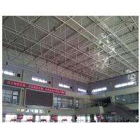 Station-service moderne et économique en structure acier pour bus, voitures, trains et aéroports, origine Chine