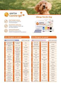 ชุดตรวจวินิจฉัยภูมิแพ้สัตว์เลี้ยง ANITIA สำหรับสุนัข ตรวจหาแอนติบอดี IgE ที่แน่นอนและแม่นยำ ด้วยวิธี ImmunoBlot - Product Image 4