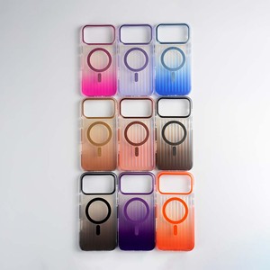 Accessori per iPhone 17 Pro Max: <span class=keywords><strong>Cover</strong></span> antiurto in TPE con gradiente corrugato in PC per iPhone 16, 15, 14, <span class=keywords><strong>13</strong></span> e <span class=keywords><strong>Samsung</strong></span> S25 - Product Image 3