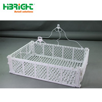Caisses de rangement pliables en maille PP pour fruits, capacité 8 kg