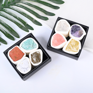 กล่องของขวัญหลากสีแบบเป็นมิตรกับสิ่งแวดล้อมสำหรับตกแต่งบ้าน ผลิตจากคริสตัลขัดเงา ขายส่ง รับทำตามสั่ง - Product Image 4