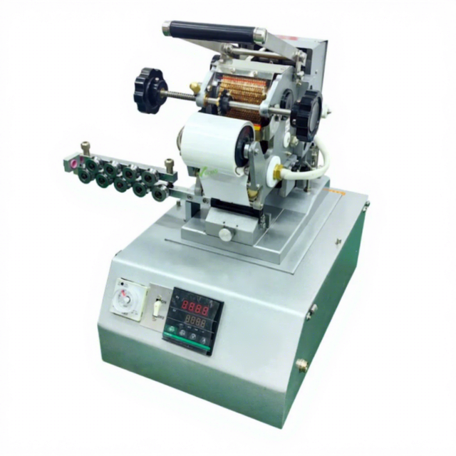 Pneumatic Hot-stamping Marker Machine PVC Heat Shrink Tubing and Insulated Wires Hot Stamping Tool with Reliable Pneumatic Drive