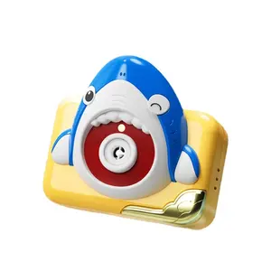 PP-5 di vendita calda/PP-10 estate Mini Shark Bubble macchina fotografica giocattolo popolare portatile soffiatore a bolle per regali di festa