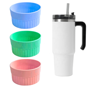 Housse de protection en silicone écologique pour le fond des tasses, idéale pour les bouteilles d'eau et les accessoires de tasses en promotion - Product Image 1