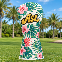 ASL GOLF Housse de tête de putter de golf en PU imperméable, légère et personnalisée de haute qualité pour clubs de type mallet et blade