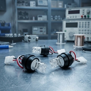 หลอดไฟซีนอนควอตซ์แก้ว 30W แบบสามขา แสงวอร์มไวท์ AC 220V สำหรับเปลี่ยนหลอดไฟสัญญาณเตือนแบบแฟลช  <span class=keywords><strong>แก๊ส</strong></span>ซีนอนบริสุทธิ์ 99.999% - Product Image 6