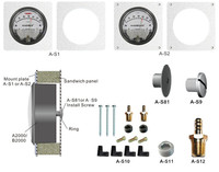 Manometer Pressure Gauge Differential air Pressure Gauge