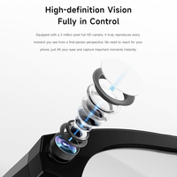 SENBONO M88 Lunettes Intelligentes IA Élégantes Légères Confortables avec Kit Piéton sans Fil, Lecture Audio et Appareil Photo