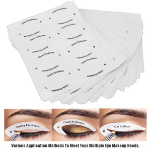 Autocollants jetables pour eye-liner et fard à paupières – Lot en gros | Kit de pochoirs pour le maquillage des yeux | Outils d'aide pour l'application d'eye-liner ailé sexy pour un usage quotidien - Product Image 4