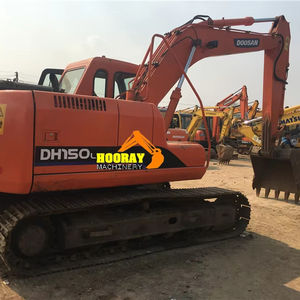 Excavadora sobre orugas hidráulica usada Doosan a buen precio, motor de cucharón de 15 toneladas, 1,5 m³, potencia de 96kW, construcción de segunda mano - Product Image 5