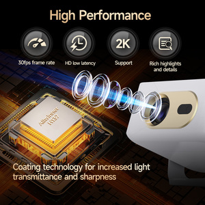 Magcubic HY300 Google TV Auto Android 14 Mini projecteur intelligent 400ANSI 720P natif avec Wifi Portable Extérieur - Product Image 5