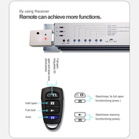 Opérateur de porte entièrement automatisé Turtech FC11 avec fonction de télécommande HH115 et HH125, capteur de contrôle sans fil