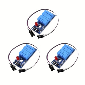 Módulo de Sensor de Temperatura y Humedad Digital DHT11 3.3V-5V con Cables de Conexión, Rango 20-95%HR ±5%, 0-50 ℃   ±2 ℃ - Product Image 1