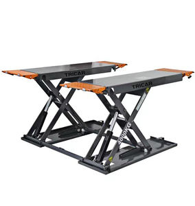 Tricar 1200mm pnömatik makaslı araç kaldırıcı iki Post hidrolik sürücü çalıştırma CE sertifikalı 4TLifting kapasitesi yükseltme park - Product Image 3