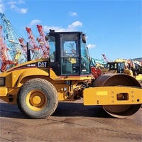 Japanische Original CAT CS-563E Gebrauchte Einzelwalze Guter Zustand Geringe Vibration für Asphaltstraßenverdichtung