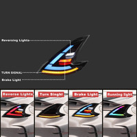 Ensemble de feu arrière RGB pour Nissan 370Z Z34 2013 + UP feu arrière à LED complet pour voiture accessoires de voiture