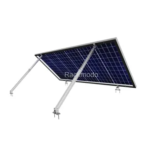 Custom Adjustable Tilt PV Racking Adjustable Front Rear Leg Mount Flat Roof Solar Panel System Mounting Bracket