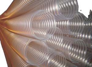 <span class=keywords><strong>Tubo</strong></span> <span class=keywords><strong>Flessibile</strong></span> in Poliuretano Ignifugo Rinforzato per Ventilazione e Aspirazione Polveri - Product Image 4