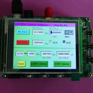 โมดูล ADF5355หน้าจอสีระบบสัมผัสการกวาดแหล่งสัญญาณ RF เครื่องสังเคราะห์ความถี่ไมโครเวฟ VCO G183 PLL - Product Image 1