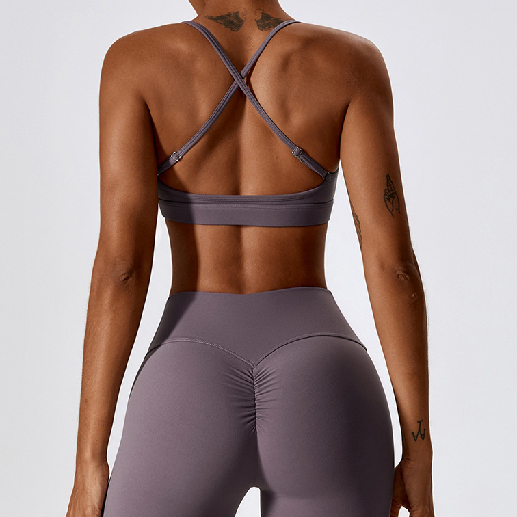 Breathable High Support V neck Yoga