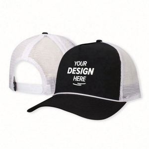 Custom Embroidery Logo Mesh Trucker <b>Hat</b> Cap Fashionable Puff Printing Sponge Trucker <b>Hat</b> <b>for</b> Outdoor Use - Product Image 1