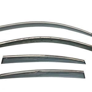 Pour VOLVO S90 2019 Haut de gamme 2 pièces Déflecteurs de vitres de porte en PC injecté - Product Image 2