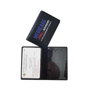 Funda Protectora Delgada Personalizada de PVC para Tarjetas de Visita, Boletos de Lotería, <span class=keywords><strong>Seguro</strong></span> de Auto, Funda de Vinilo Plástico para Guardar Tarjetas de Crédito - Product Image 1