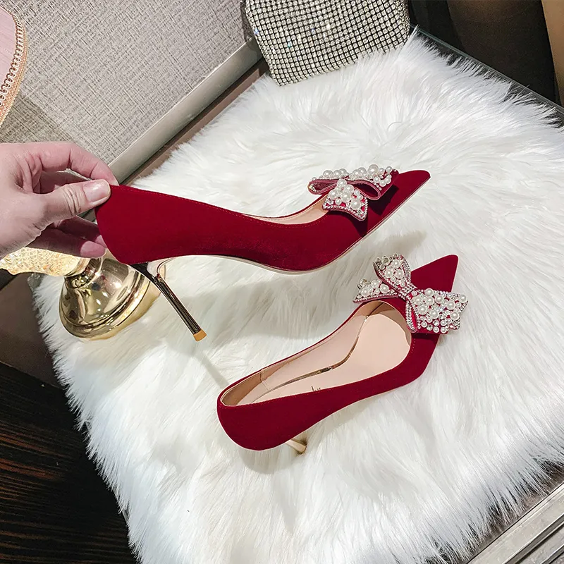 Hot Sale Factory Direct New Fashion Elegant Sexy Women Wedding Shoes for Bride