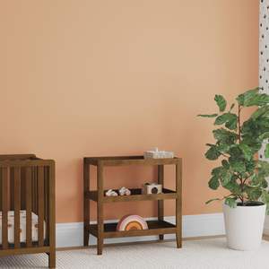 <span class=keywords><strong>Armoire</strong></span> pour bébé Table à <span class=keywords><strong>langer</strong></span> ergonomique non toxique avec 2 étagères Meubles portables pour bébé - Product Image 2