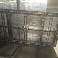 Fabrication de coffrages en plastique avec conception pour la construction de murs de soutènement et de colonnes en ABS modulaire