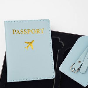 Juego de Porta Pasaportes de Cuero Personalizado, Cartera de Viaje de Gran Capacidad, Éxito de Ventas 2025 para Mujeres y Hombres - Product Image 3