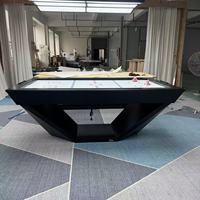 Table de baby-foot d'intérieur de luxe haut de gamme personnalisable en verre trempé pour adultes et enfants – Table de jeu et de divertissement