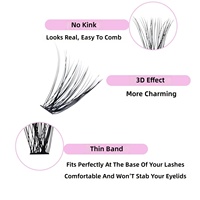 [Meilleure Vente] Faux Cils Synthétiques 40D Style Dense, Style Européen et Américain, Vente Directe Usine