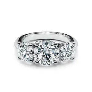 婚礼派对批发14k黄金精品珠宝2023优雅设计实验室钻石戒指