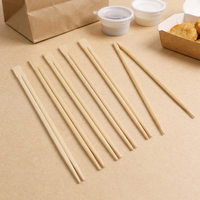 Baguettes jetables en bambou naturel biodégradables et écologiques de qualité alimentaire personnalisées pour hôtels et camping