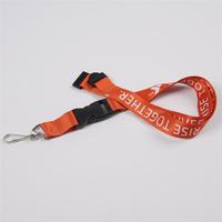 CH Wholesale Sublimation Printing Polyester Lanyards With Logo Custom Certification Keychain OEM ODM ECO Promotion Event Gifts