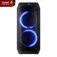 Haut-parleur Bluetooth d'extérieur haute puissance 100 W avec déflecteur en plastique, système audio PA populaire pour DJ et karaoké, avec micro