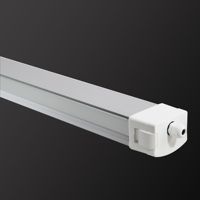 Lámpara LED Tri-proof de 4 pies y 40W, IP66, Impermeable, Antideslumbrante, para Garaje, Almacén, Uso Industrial
