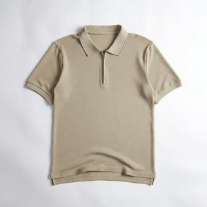 เสื้อเชิ้ตผู้ชายแฟชั่นสไตล์สปอร์ต ปกคอพับเรียบง่าย สวมใส่สบาย แขนสั้น ติดกระดุม เหมาะสำหรับเล่นกอล์ฟ - Product Image 1