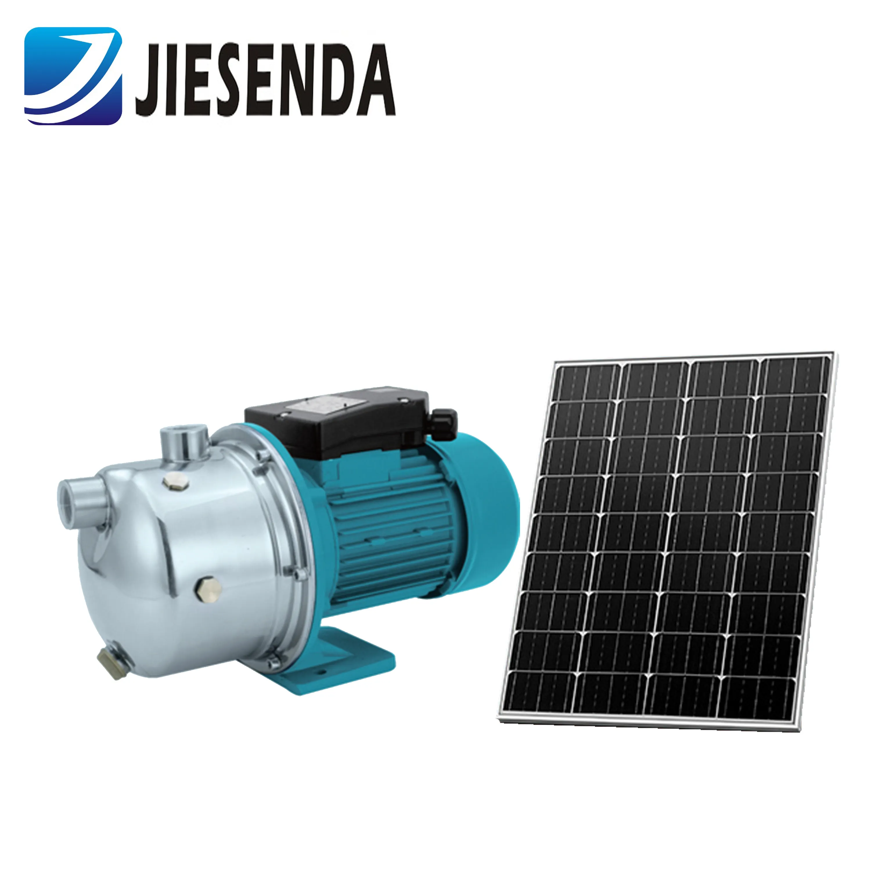 750W DC kleine solar jet pumpe 1.5 zoll tiefbrunnen wasserpumpe gekühlt wasser gruppe wärmepumpe mit komplette hydraulische