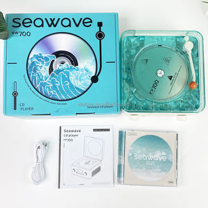 NOUVEAU <span class=keywords><strong>Lecteur</strong></span> <span class=keywords><strong>CD</strong></span> Seawave avec minuterie, rechargeable, écran LCD, lampe de projection réglable, bruit blanc, audio BT, haut-parleur vinyle - Product Image 6