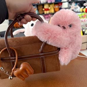 Muñeco de Peluche de Algodón PP que <span class=keywords><strong>Canta</strong></span> y Baila, Lindo Colgante para Bolso Estilo Ins, Juguete de Peluche Parlante, Llavero de Mascota Kawaii para Niñas - Product Image 5