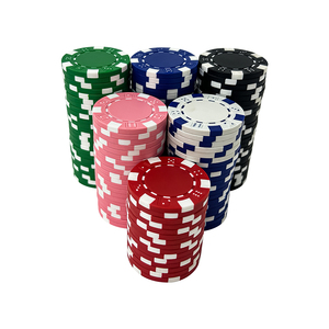 Clay Composite Custom Design Printable Logo Multi-denomination 14g 10g Poker Chips for Casino Party <b>Entertainment</b> - Product Image 5