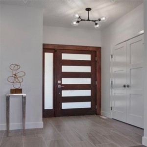 Lauréat d'un prix Cabine composite moderne torsadée sans entretien Portes extérieures en bois isolées en bois - Product Image 3