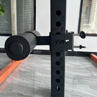 Fixations de support de squat pour les ischio-jambiers nordiques pour rack de puissance, support de pied de barre d'assise pour l'entraînement de base de squat fendu assis
