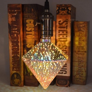 Bombilla LED 3D con Filamento, Decoración de Fuegos Artificiales Coloridos, Bombilla LED de Luz Nocturna - Product Image 1