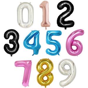 ลูกโป่งตกแต่งงานปาร์ตี้สีสันสดใส ขนาด 16 นิ้ว 32 นิ้ว 40 นิ้ว ลูกโป่งฟอยล์รูปตัวอักษรและตัวเลข - Product Image 3