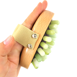 Toptan basit ahşap yeşim masaj fırçası masaj derisi saç dökülmesini azaltmak saç büyüme baş masajı kazıma Guasha tüm teşvik - Product Image 6