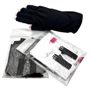 Supplier Manicure Radiation Dryer Led Salon Black Tool Glove Fingerless Polish Shield Art Nail Uv Gloves Protection Anti Gel