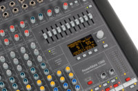 Console de mixage audio professionnelle 10 canaux amplifiée PM1000-3 avec amplificateur de classe D 2000W et effets DSP doubles pour scène et église